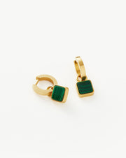 Square Charm Earrings