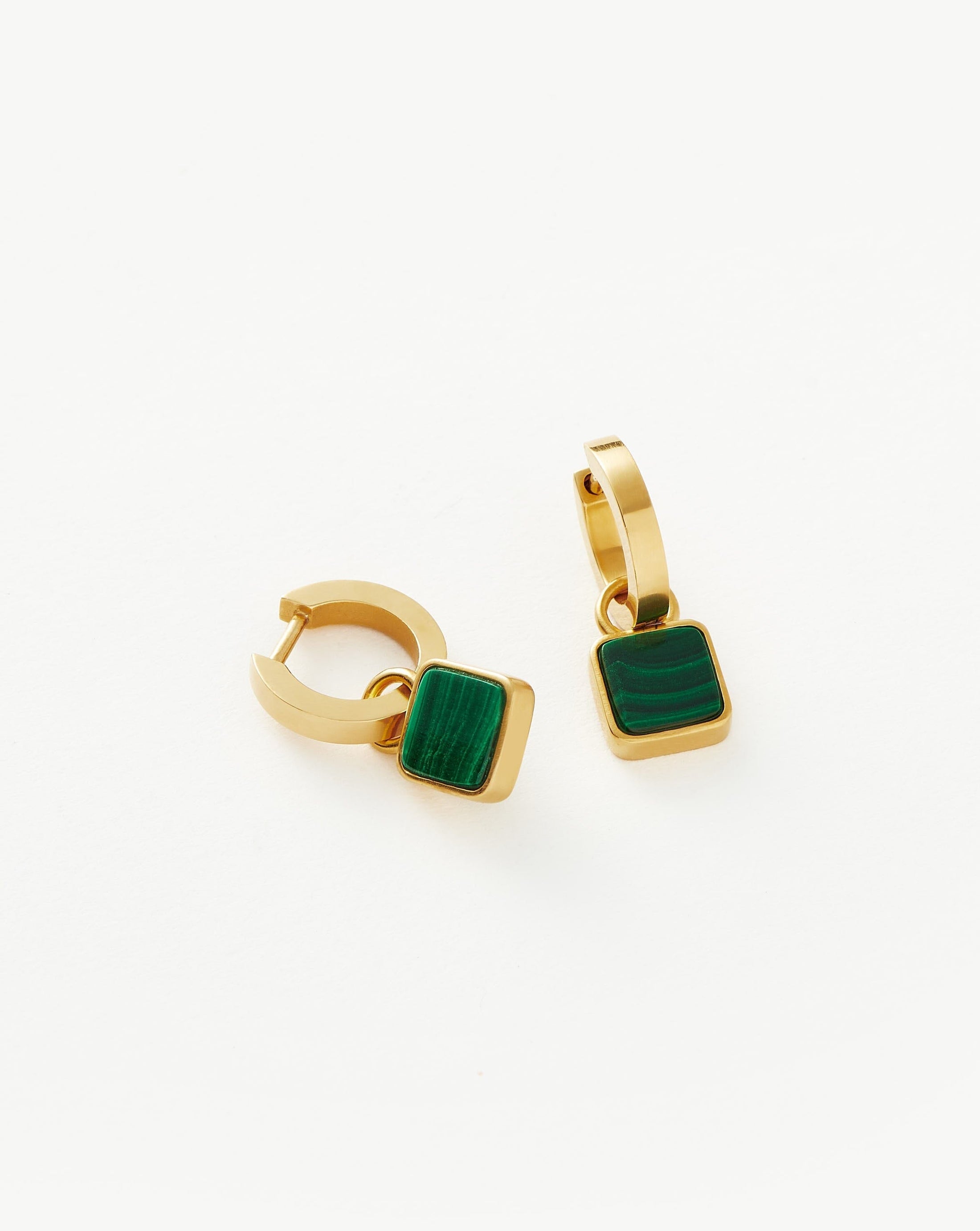 Square Charm Earrings